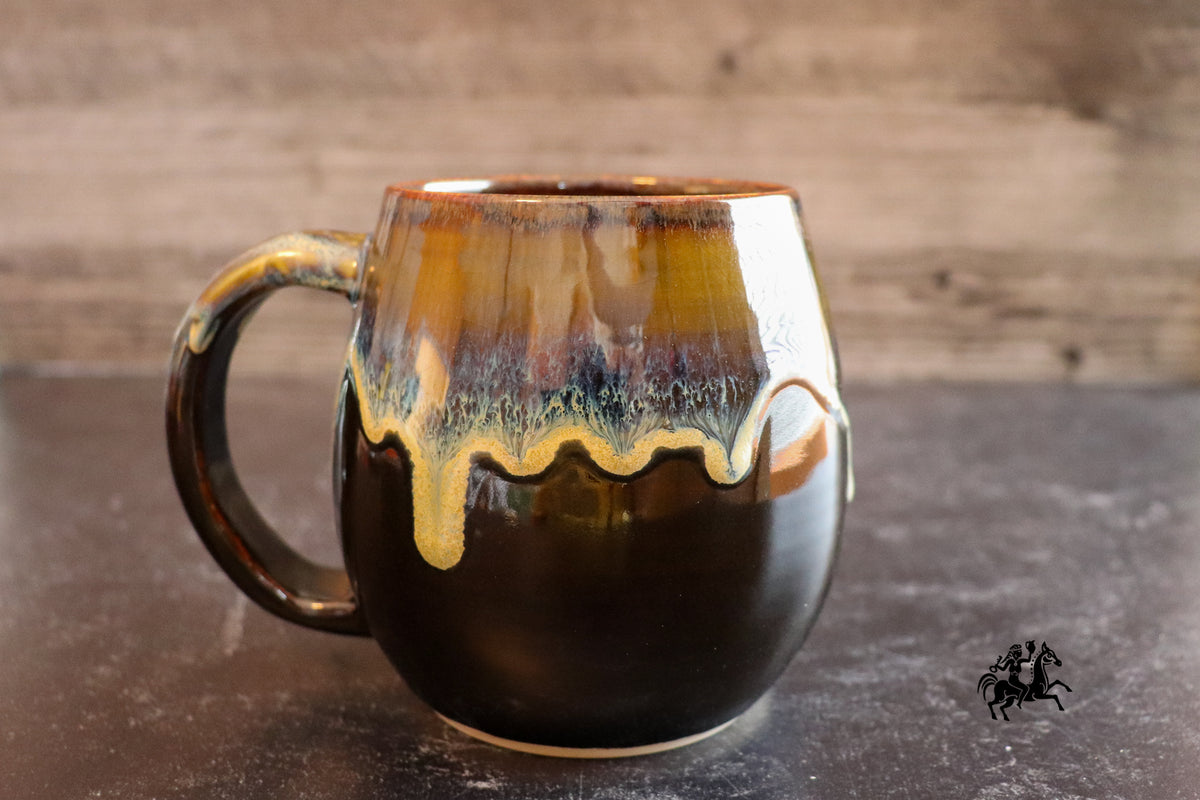 Chocolate Stout Glaze Ceramic Mug 4